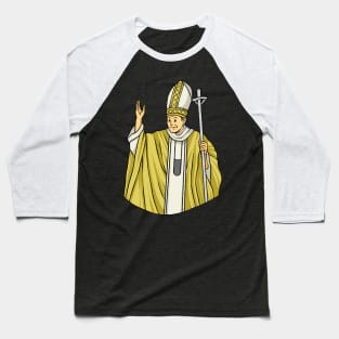 Bishop Religion Christianity Catholic Catholicism Baseball T-Shirt